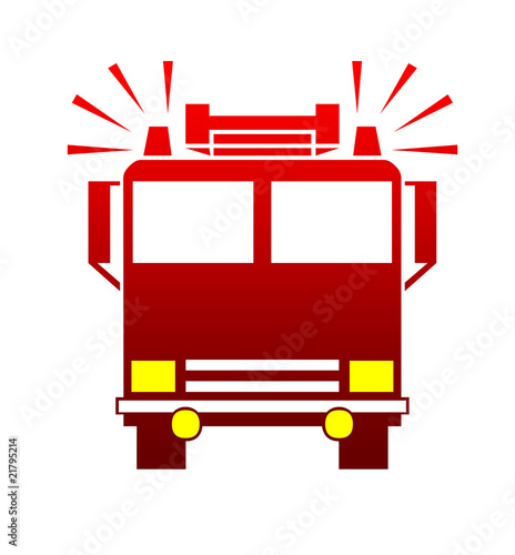 Illustration: Fire engine or truck Fire engine or truck