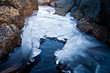 Ice on stones Ice on stones