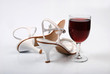 champagne and shoes