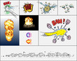 Comic book explosions