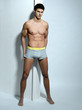 Sportler in Boxershorts