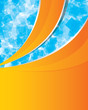 Abstract_blue_and_orange_background