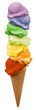 ice cream regenbogen
