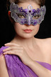 Woman in mask