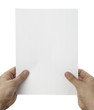 hands holding notebook office blank paper hands holding notebook office blank paper