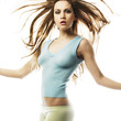 Young dancing woman Young dancing woman