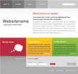 Web site editable template