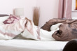 Unmade and Messy Bed