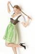 Foto: Oktoberfest Frau im Dirndl Oktoberfest Frau im Dirndl