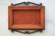wooden frame on the wall
