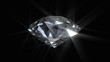 Spinning shining diamond - looped and alpha masked 3d animation Spinning shining diamond - looped and alpha masked 3d animation