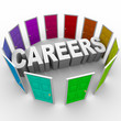 Careers - Word Surrounded by Doors