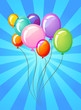 Colourful balloons