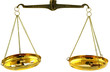 balance de précision à fléau suspendu, fond blanc balance de précision à fléau suspendu, fond blanc