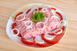 Hackfleisch mit Zwiebeln