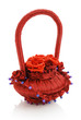 Basket with flowers