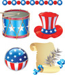 Elements related to American patriotism