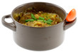 marmite de rougail de tomates arbustes, fond blanc marmite de rougail de tomates arbustes, fond blanc