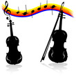 violin vector silhouettes violin vector silhouettes