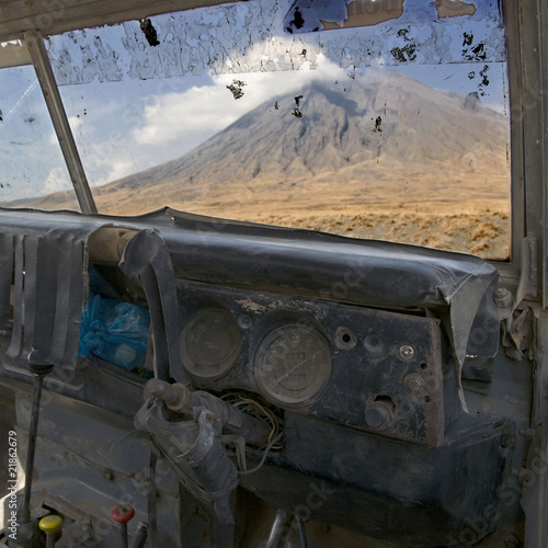 Photo: Tanzania volcano, old abandoned car, Tanzania Tanzania volcano, old abandoned car, Tanzania