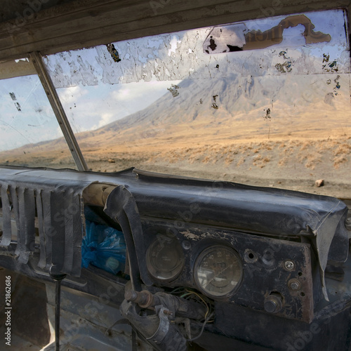 Photo: Tanzania volcano, old abandoned car, Tanzania Tanzania volcano, old abandoned car, Tanzania