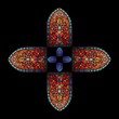 Vitrail cruciforme