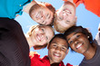 Photo: Faces of smiling Multi-racial college students Faces of smiling Multi-racial college students