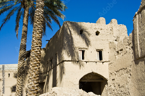 Photo: Lehmhaus in Bahla, Oman, Mudbrick building in Bahla, Oman Lehmhaus in Bahla, Oman, Mudbrick building in Bahla, Oman