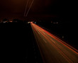 Autobahn bei Nacht