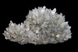 isolated beauty mineral on black background