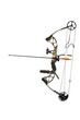 Foto: Modern compound bow and arrow isolated on white background Modern compound bow and arrow isolated on white background
