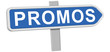 Panneau Promos Bleu