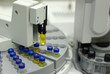 a vail grabbed by autosampler of gas chromatography