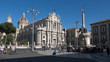 square of the Duomo and the symbol elephant of Catania square of the Duomo and the symbol elephant of Catania