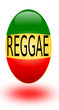 Rasta Reggae Button