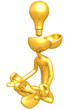 Gold Guy Open Head Yoga Idea