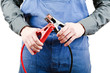 mechanic and jumper cables