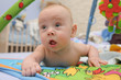 Happy playful baby