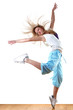 woman modern ballet dancer in ballroom woman modern ballet dancer in ballroom