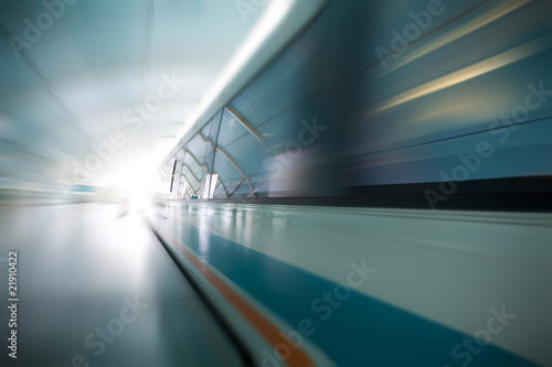 Photo: Magnetic levitation train Magnetic levitation train