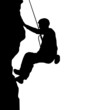 Men climb