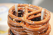 stack of pretzels