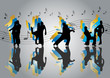 Vektor: Tanzgruppe Tanzgruppe