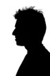 silhouette of a young man silhouette of a young man