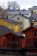 Wooden houses in Porvoo, Finland Wooden houses in Porvoo, Finland