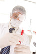 Researcher at work