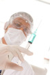 Doctor with a syringe