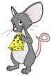 Maus, Käse, Ratte, Freude, freuen