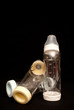 Baby Bottles on Black