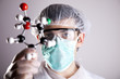 Foto: Molecular Model - Researcher Molecular Model - Researcher